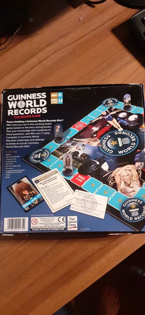 Guiness World Records The Board Game