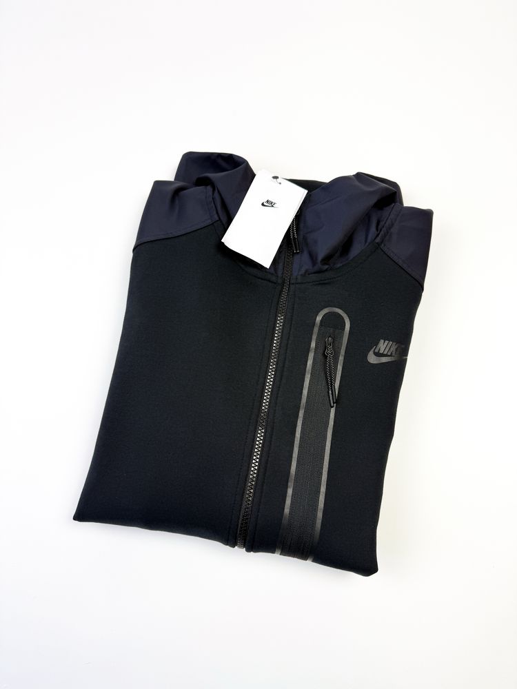 Оригінал! Зіп Худі Nike Tech Fleece чорне (L) / Нове з бірками!