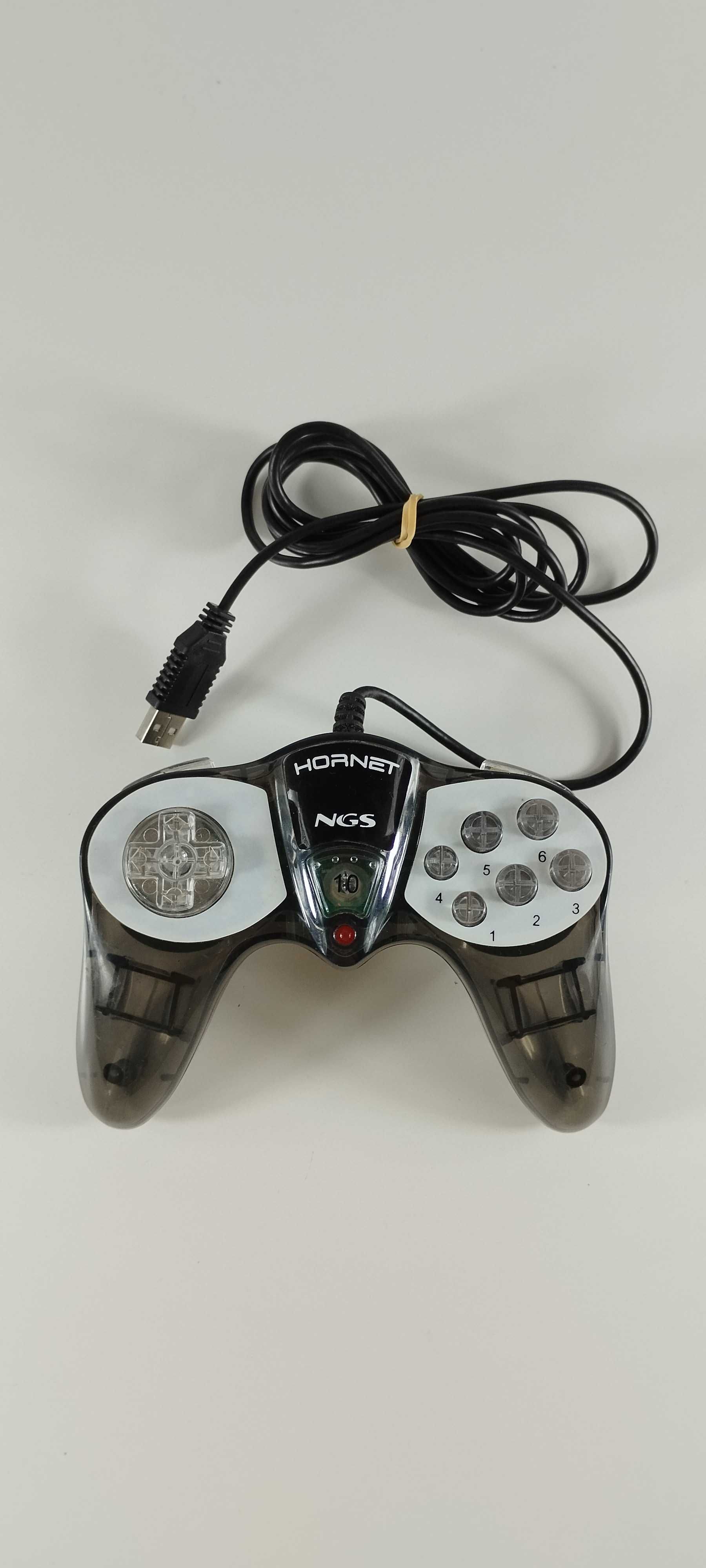 Comando NGS Hornet USB 6 botões PC PS3