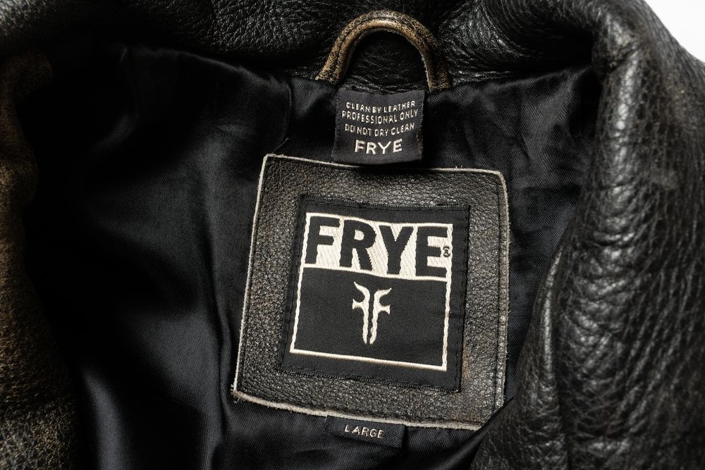 FRYE Distressed Leather Coat Jacket шкіряна куртка [Jmh016485]