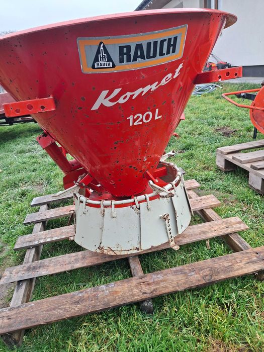 Rozsiewacz do mini traktorka, Rauch Komet 120,piaskarka, solarka
