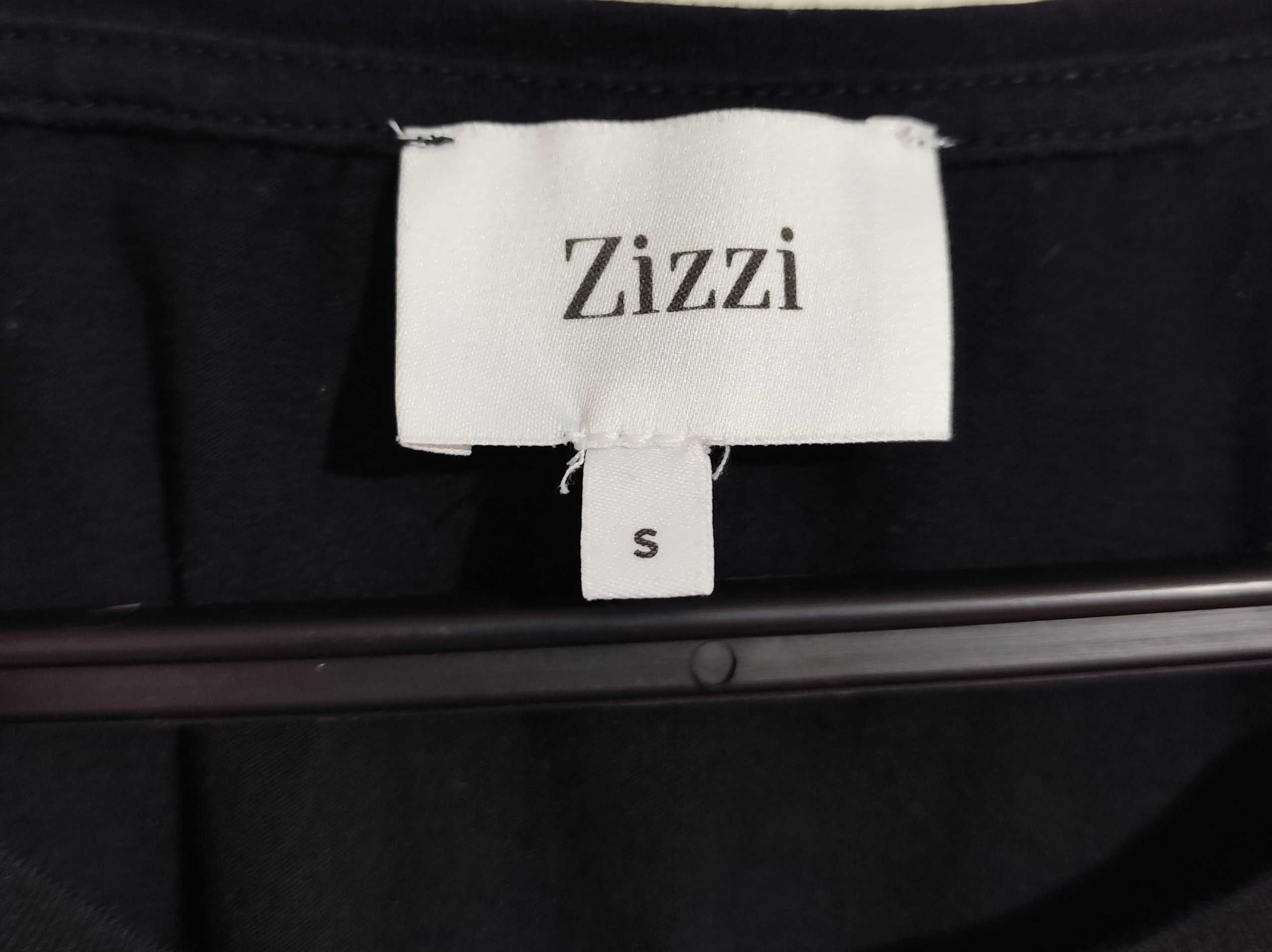 Koszulka T-Shirt Bawełniana Czarna Zizzi |R. S