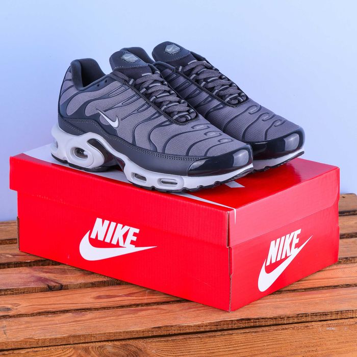 (2079) Термо Зимові Кросівки Nike Air Max TN сірі (41-45) найк найки