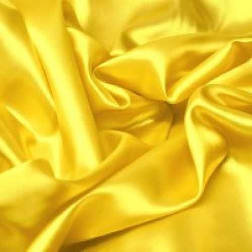 Ткань атлас однотонный желтый