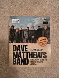 2 Bilhetes Plateia - Dave Matthews Band (05/05)