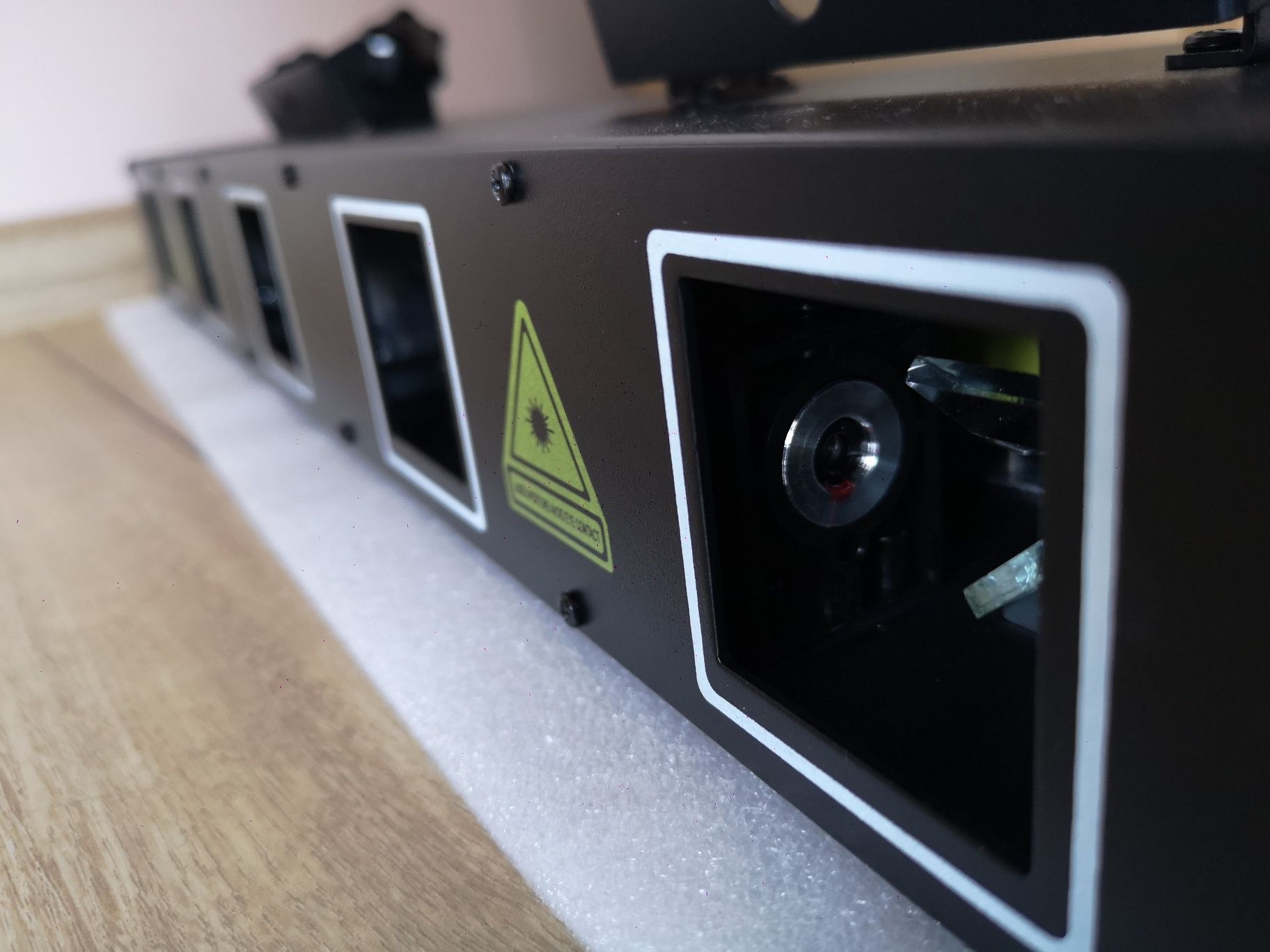 Mocny LASER animacyjny 5 głowic RGBYG Nowy DJ dyskoteka wesele