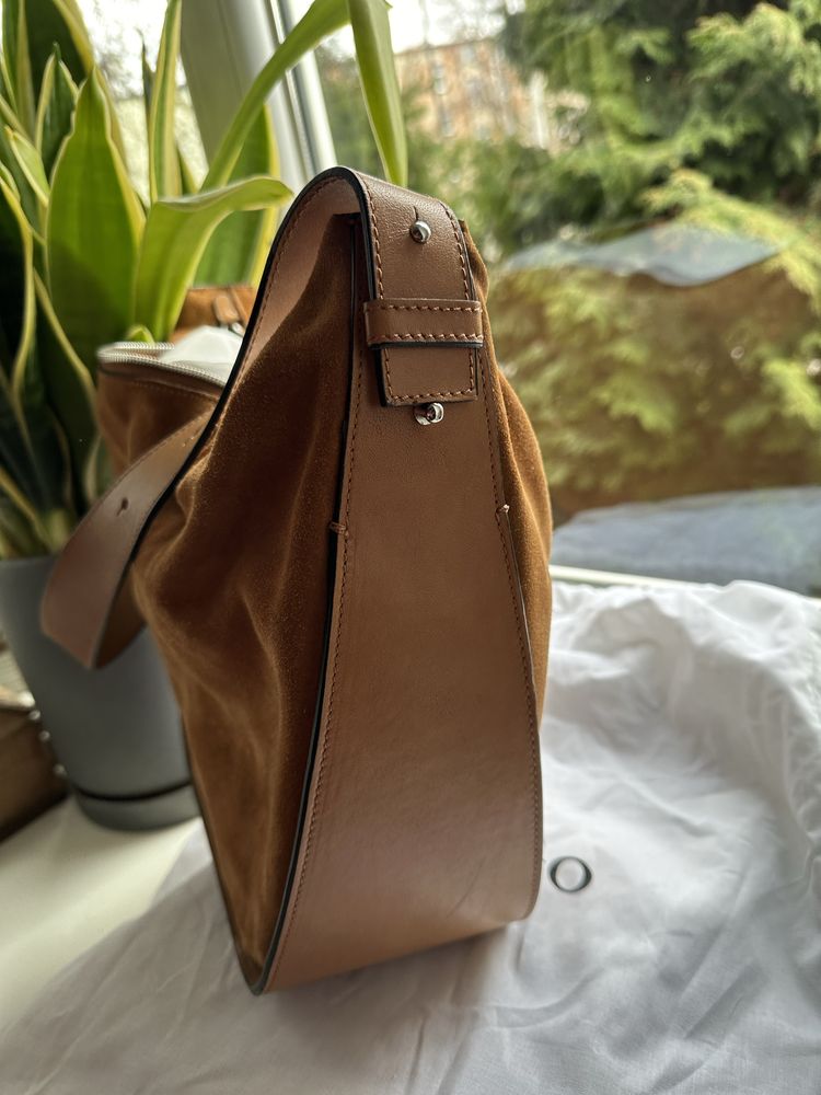 Marc O´Polo Skórzana torebka Hobo