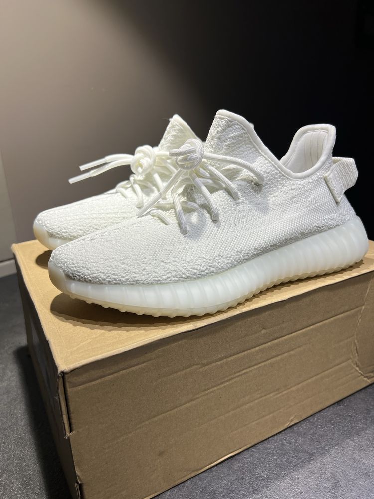 кроссовки adidas yeezy 350 cream / triple white