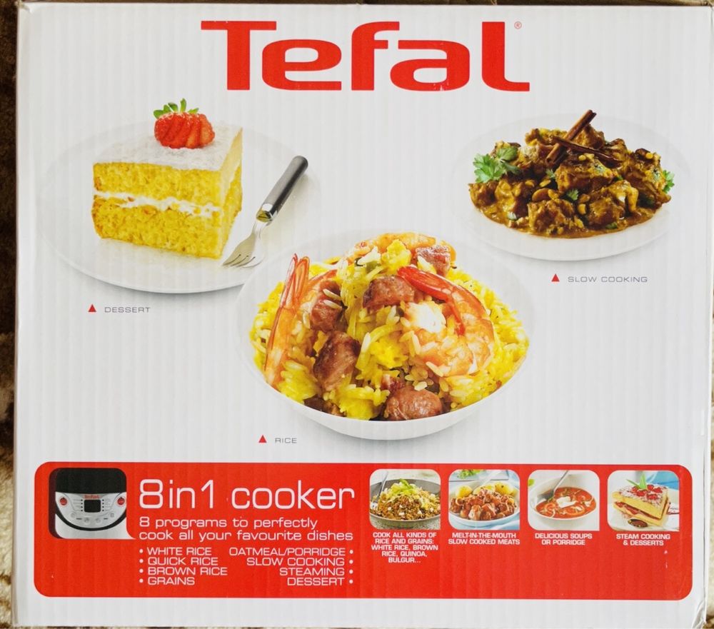Tefal 8 в 1 мультиварка. Англія.