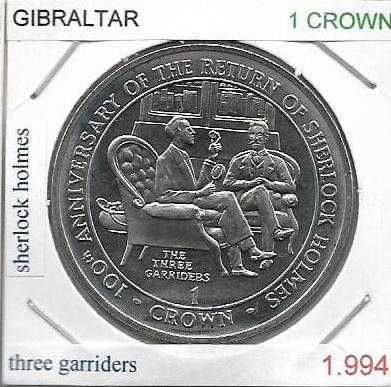 Gibraltar - - - "Sherlock Holmes" - - - - - Moedas