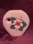 Piękny wazon ceramiczny decoupage z Krety w Grecji. XXw.