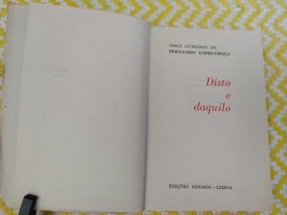 DISTO E DAQUILO
Fernando Lopes-Graça