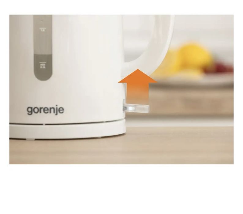 Електрочайник GORENJE K17W White (KEP1000-GS)