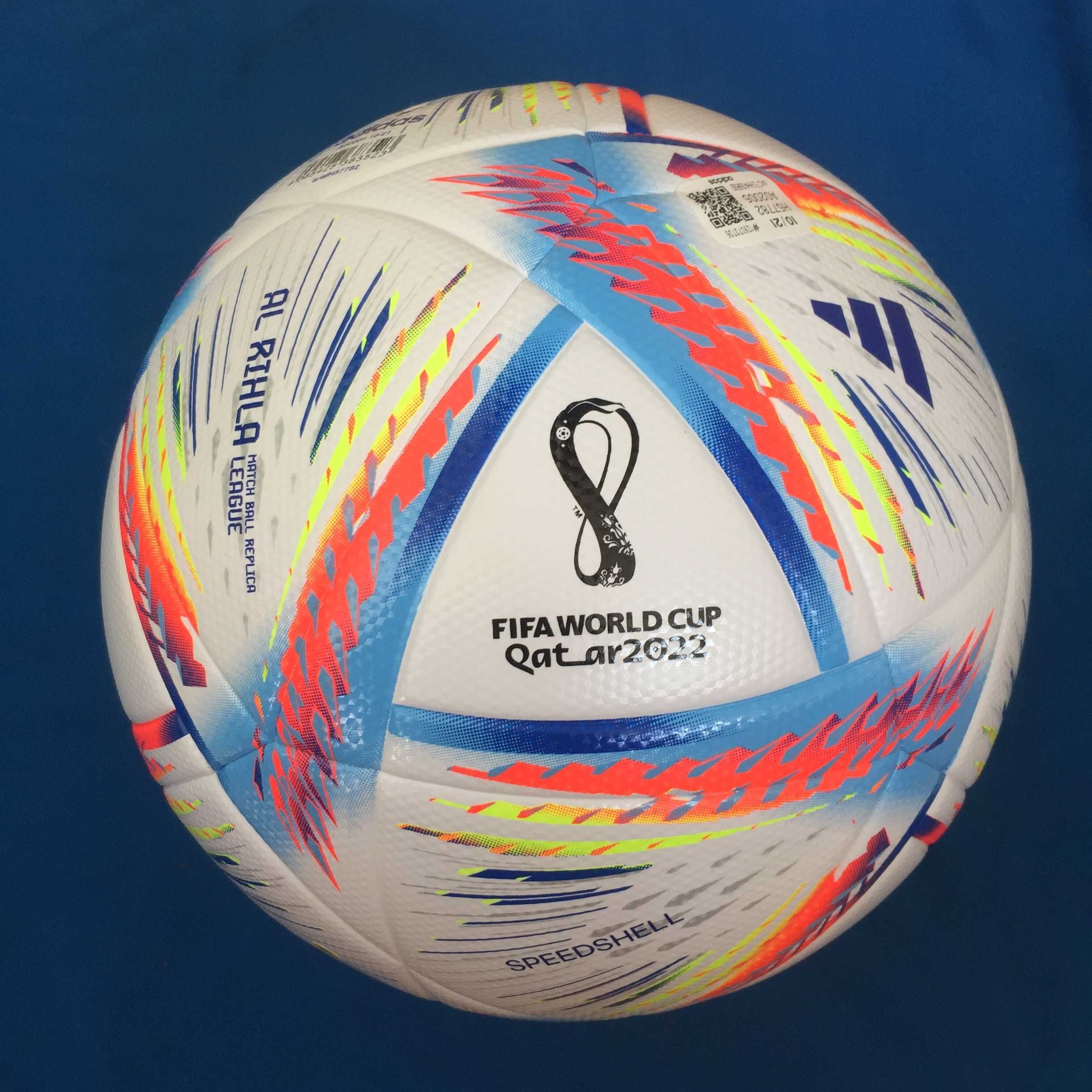 Мяч футбольный Adidas 2022 World Cup Al Rihla League BOX H57782