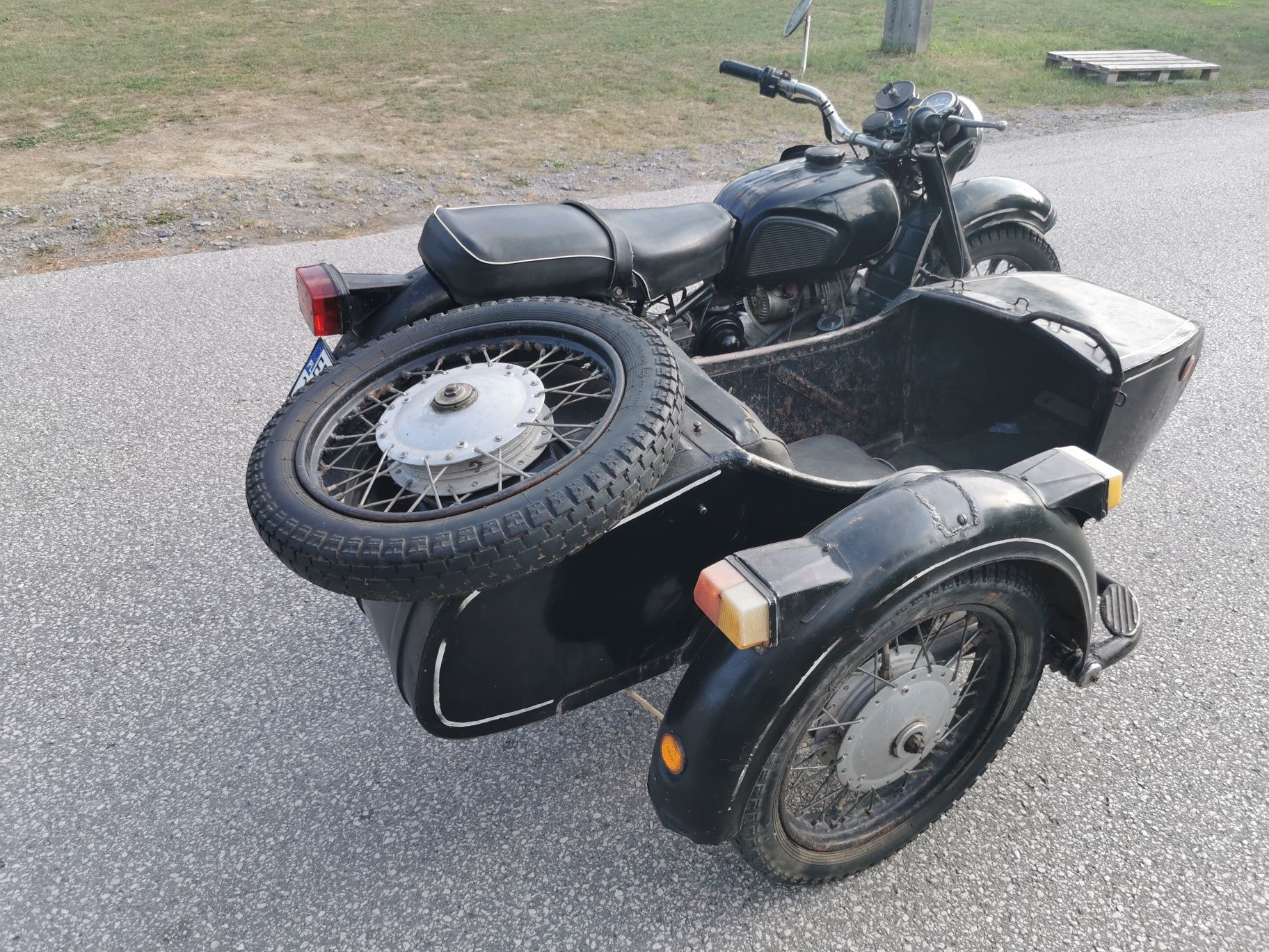 Dniepr mt 650 z wózkiem zarejestrowany w Polsce k750 koszem dniepr