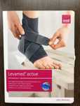 Бандаж для голеностопа с силиконовым вставками Levamed Active