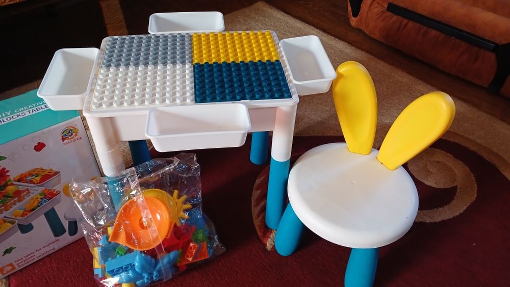 Дитячий ігровий столик зі стільцем