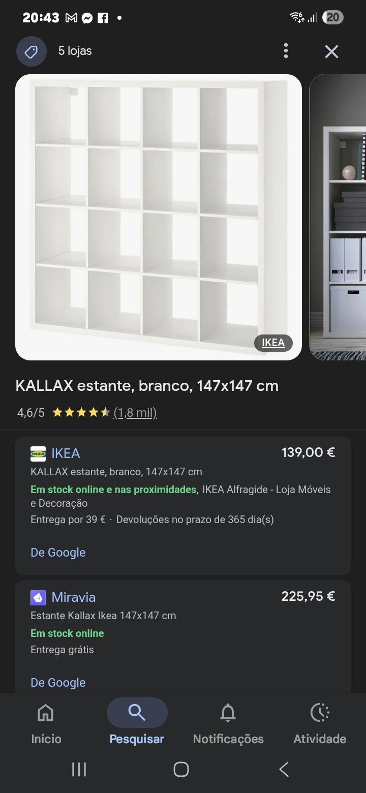 Estante kallax 12 cubos