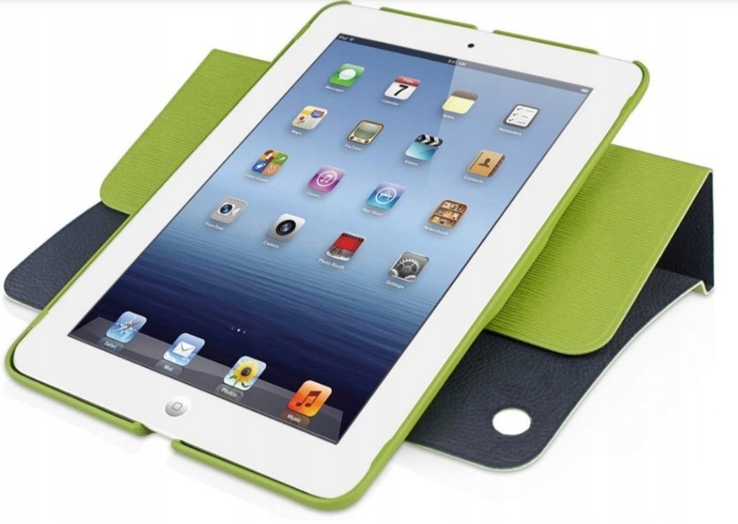 Macally Shellstand etui z obrotowym stojakiem do iPada Mini - zielone