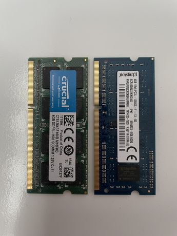 Laptop RAM DDR3L 8GB 2x 4GB