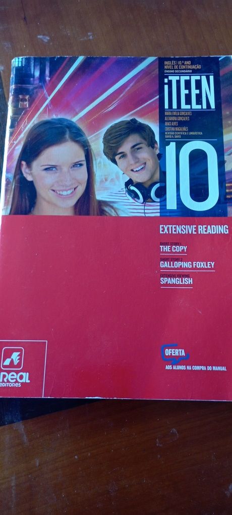 Cadernos de exercícios iTeen inglês 10 ano
