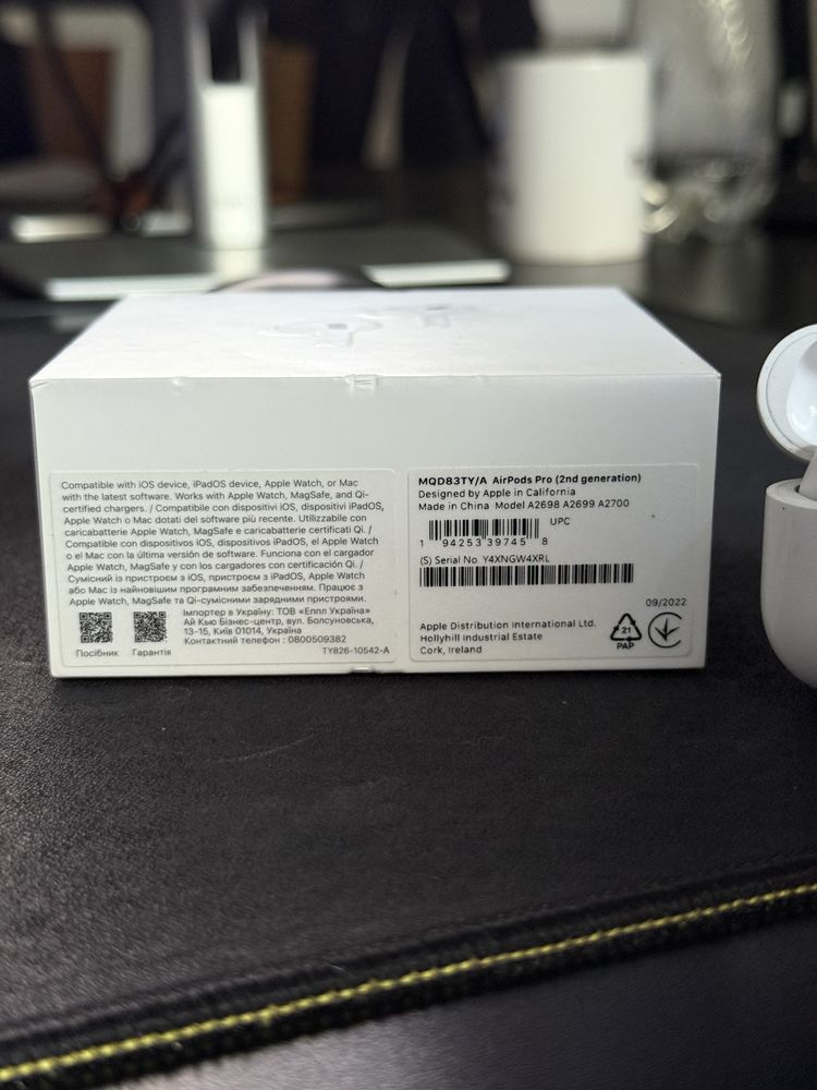 Продам Apple AirPods Pro 2 gen
