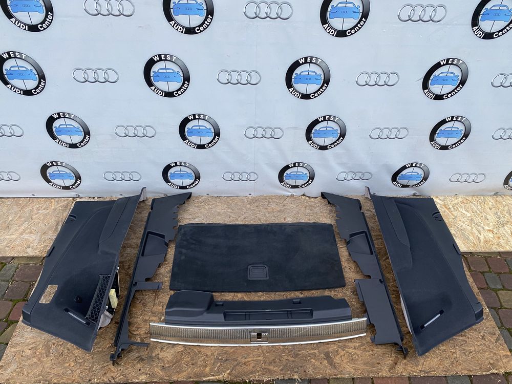 Audi Q7 4M0 Задні обшивки багажника ауді ку7 задні карти багажника
