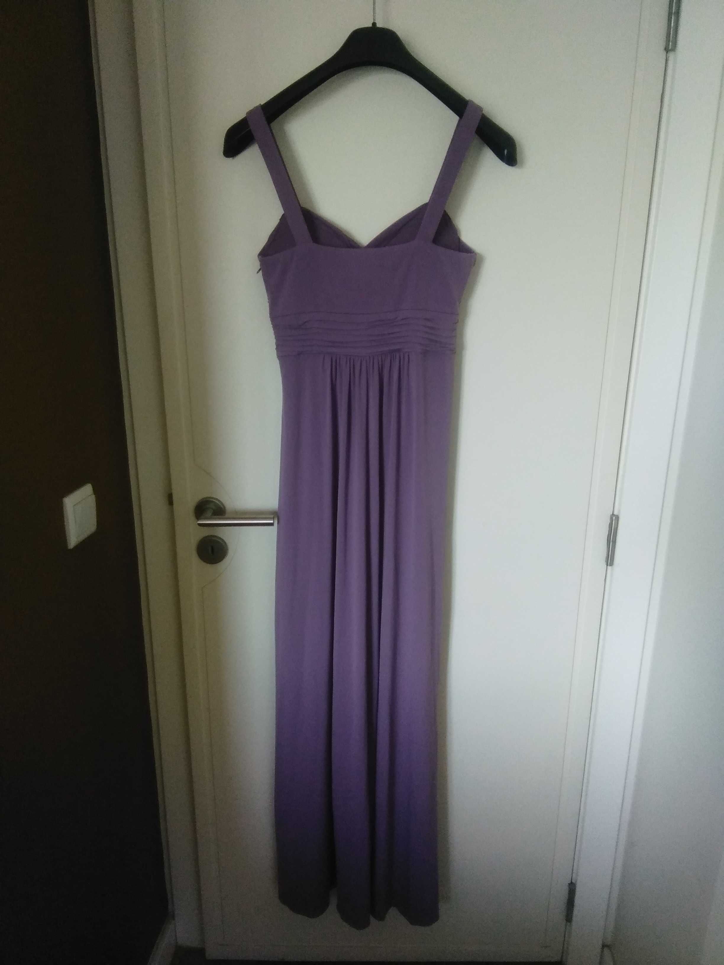 Vestido de cerimónia lavanda/lilás NOVO T38