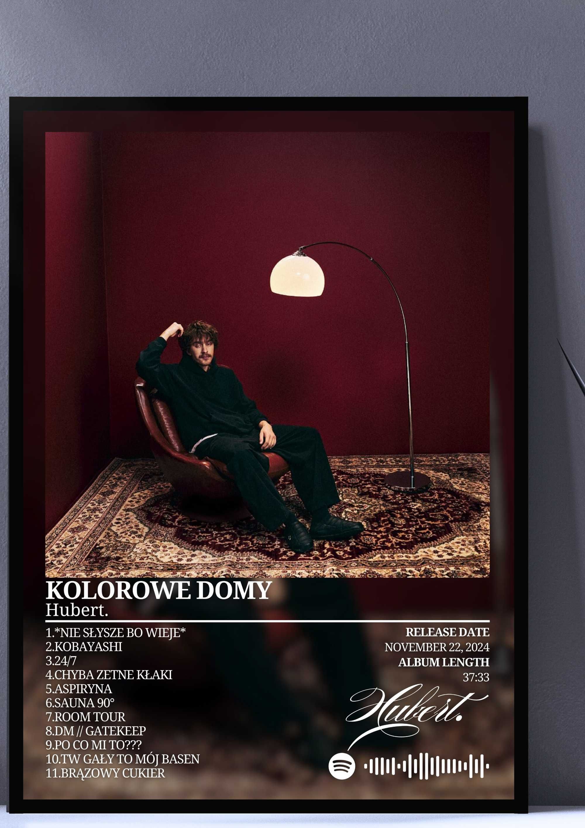 Hubert. Kolorowe domy wizuale album kolekcjonerski w ramce a3