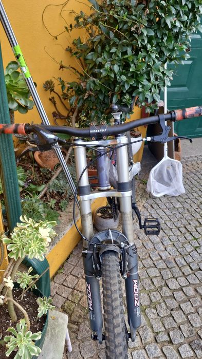 Bike travel downhill