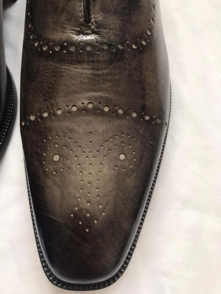 Nowe brązowe skórzane męskie buty eleganckie rozm 46 Melvin & Hamilton