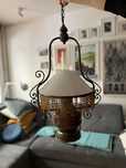 Lampa wisząca retro boho