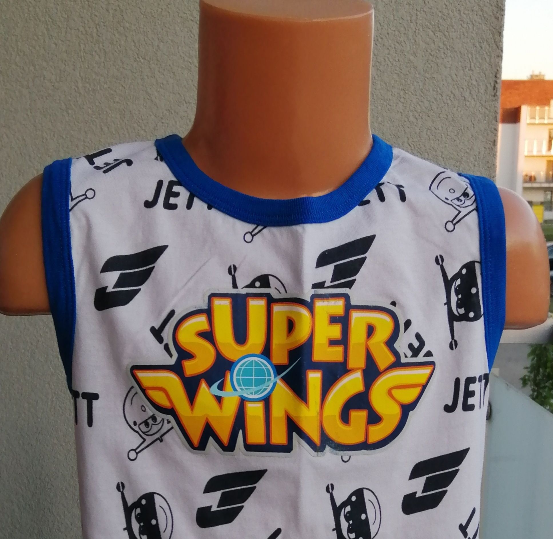 Koszulka na ramiączkach *Super Wings" CoolClub - r. 122 ( Nowa)