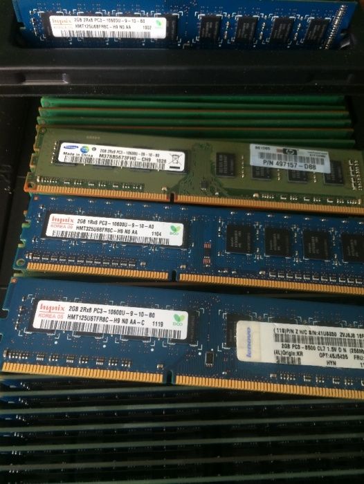 DDR3 2GB HYNIX, Kingston, Samsung 1066/1333/1600 MHz - Intel/AMD