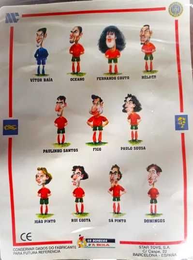 Colecção Completa - OS BONECOS D'A BOLA - Selecção Portugal Euro 96