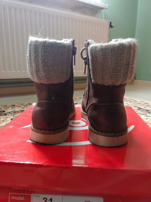 Trzewiki zimowe dziewczęce r. 31