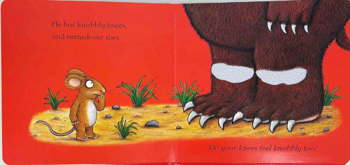 NOWA	The Gruffalo Touch and Feel Book kartonowa Julia Donaldson