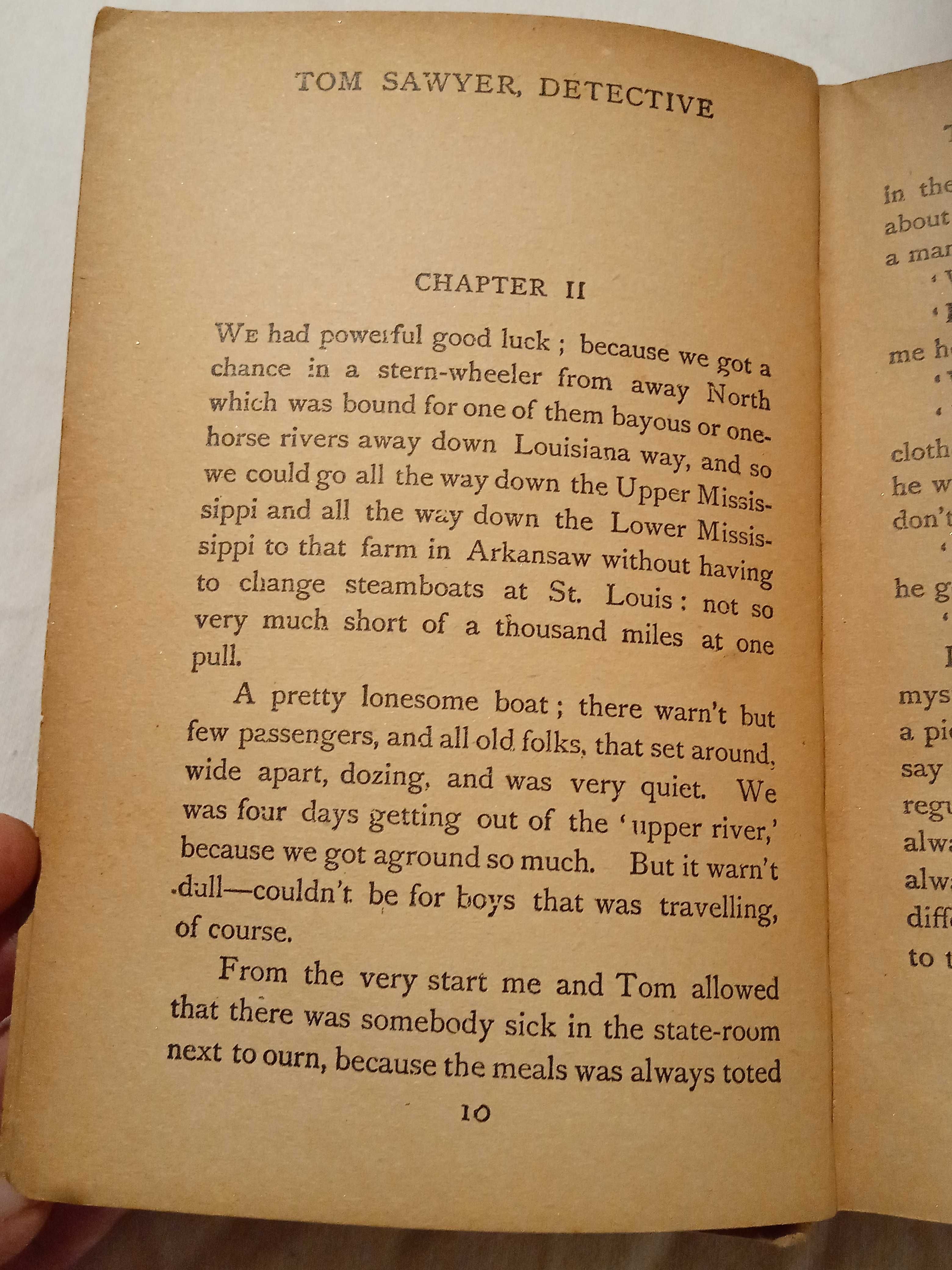 Antyczna książka Tom Sawyer:Detective,wydana w 1922 roku