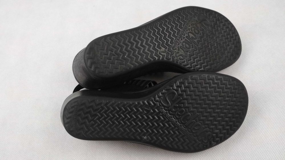 SKECHERS Rumblers Solar Burst Klapki Sandały Na Koturnie Roz. 37