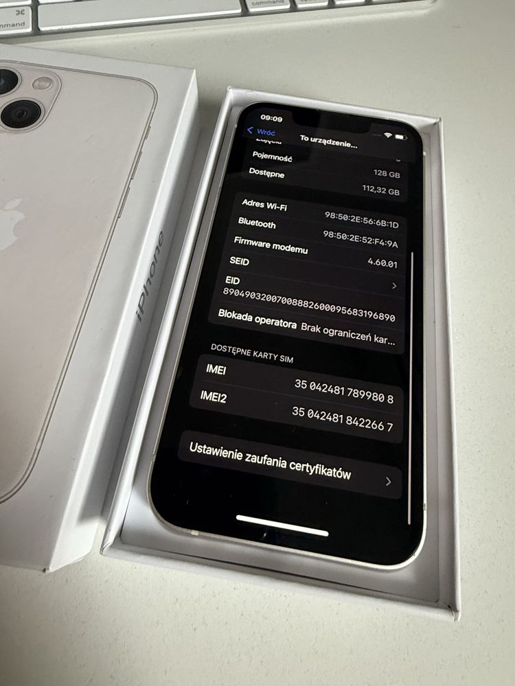 iPhone 13 mini 128gb Starlight Idealny Bateria 100%