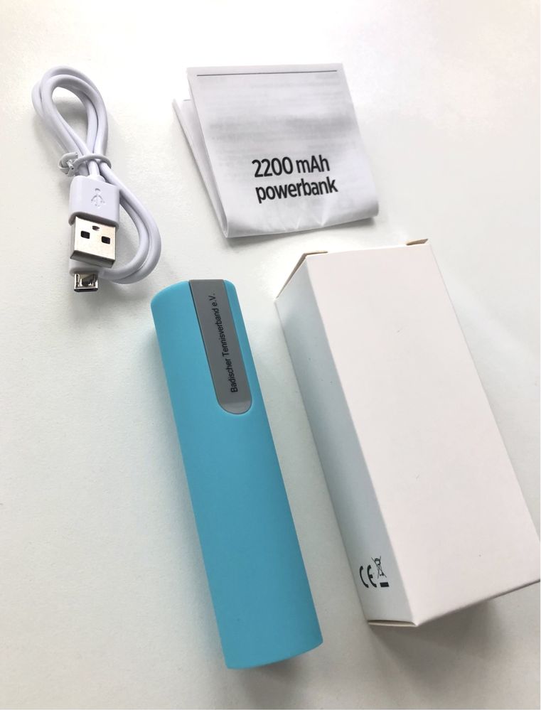 Powerbank XD Collection Compact 2200 mAh Niebieski/Szary