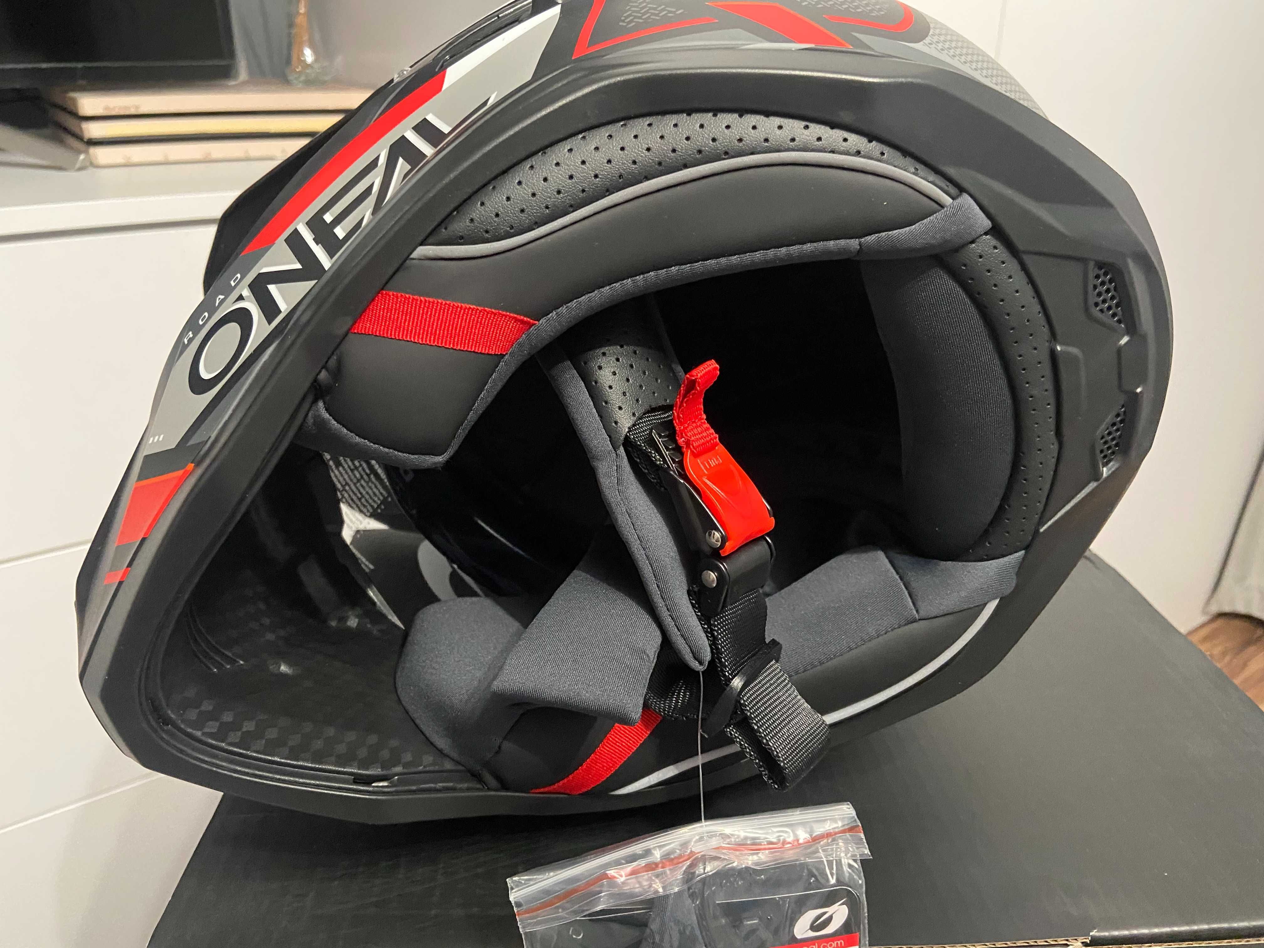 Kask Oneal D-SRS Square V24 Blk Red (cross,quad,enduro)GWARANCJA Adve