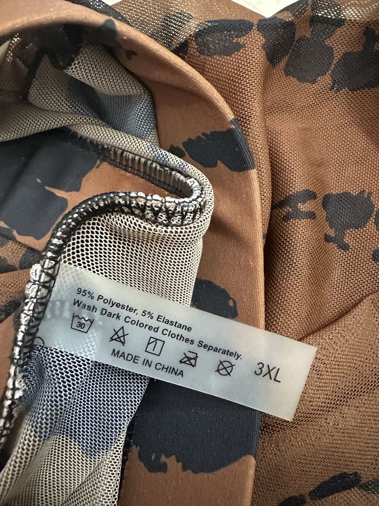Spodnie plażowe jak pareo lekkie zwiewne 3XL