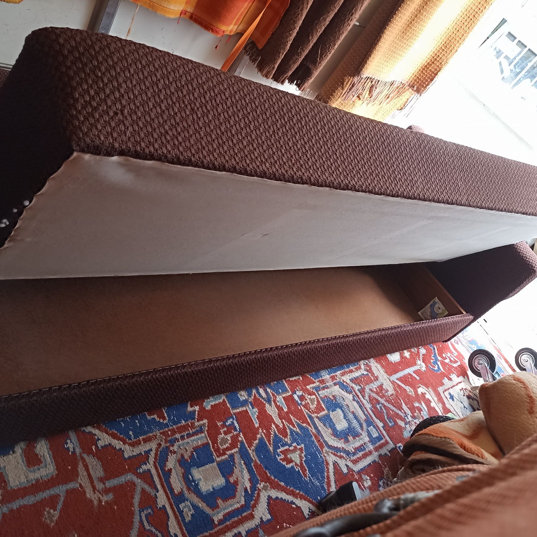 Wersalka sofa brązowa