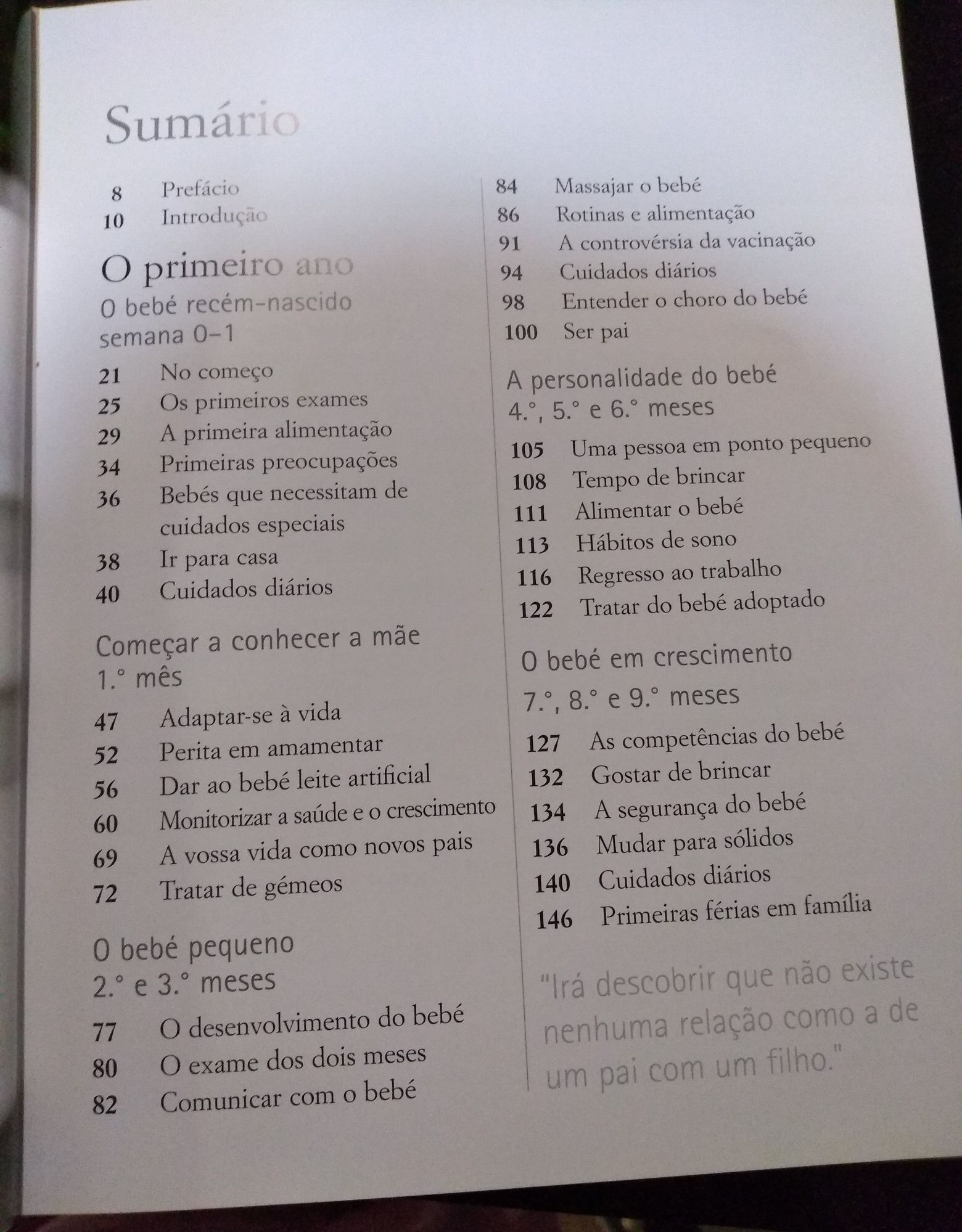 Livro / Manual "O Seu Bebé Mês a Mês"