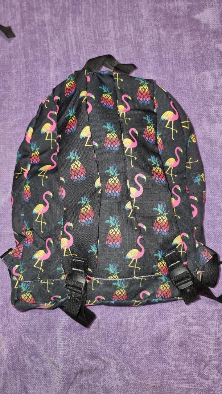 Рюкзак Bagland принт фламинго-ананас!