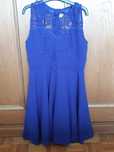 Vendo vestido azul Novo
