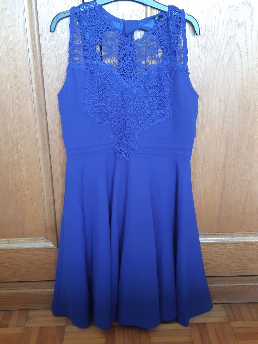 Vendo vestido azul Novo