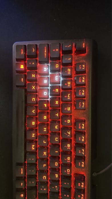 Teclado Gaming HP ONEN Encoder Red (mecânico)