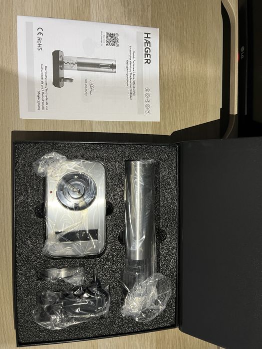 Abre garrafas eletrico